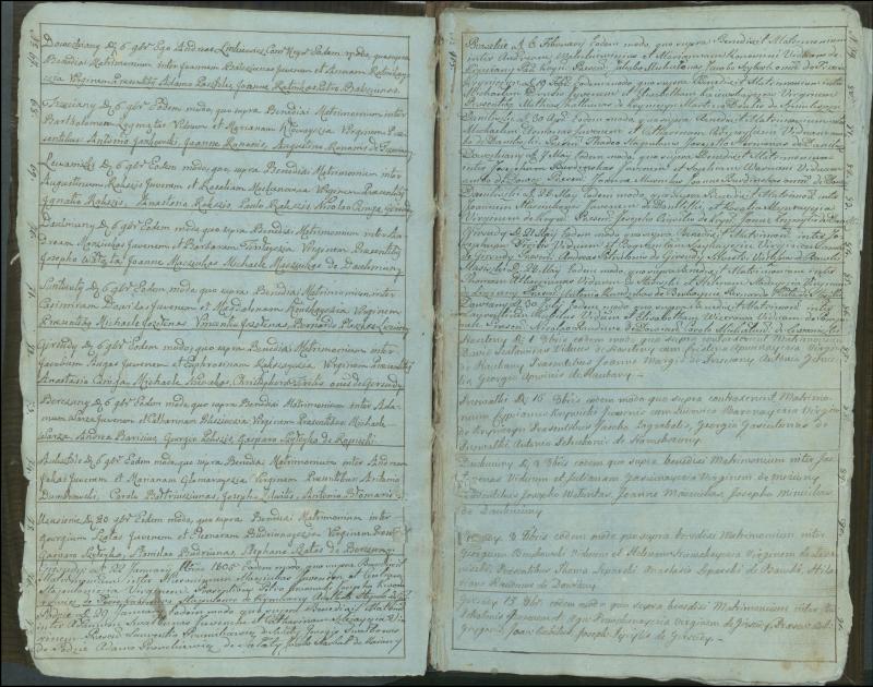 Krinčino Romos katalikų parapijos bažnyčios 1803–1826 metų jungtuvių metrikų knyga
