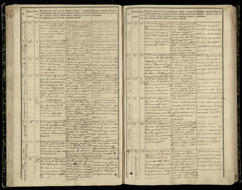 Pasvalio Romos katalikų parapijos bažnyčios 1848–1866 metų mirties metrikų knyga