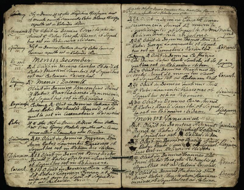 Pasvalio Romos katalikų parapijos bažnyčios 1788–1794 metų mirties metrikų knyga