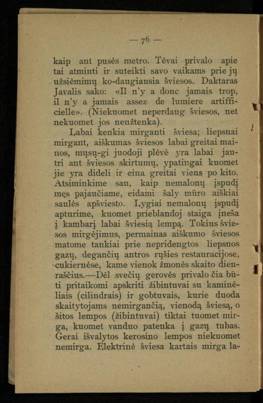 Kaip užsilaikyti pavasarį, vasarą, rudenį ir žiemą / [Otto Gotthilf Traenhart]; pagal d-rą med. L. Volbergą sutaisė d-ras A. Vileišis. – [Vilnius]: [„Vilniaus žinių“ red.], 1906 (Vilnius: „Vilniaus žinių“ sp.). – 91, [1] p.