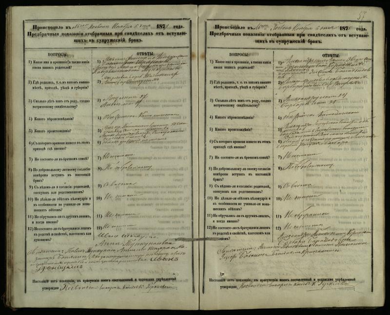 Pasvalio Romos katalikų parapijos bažnyčios 1876–1885 metų priešjungtuvinės apklausos knyga
