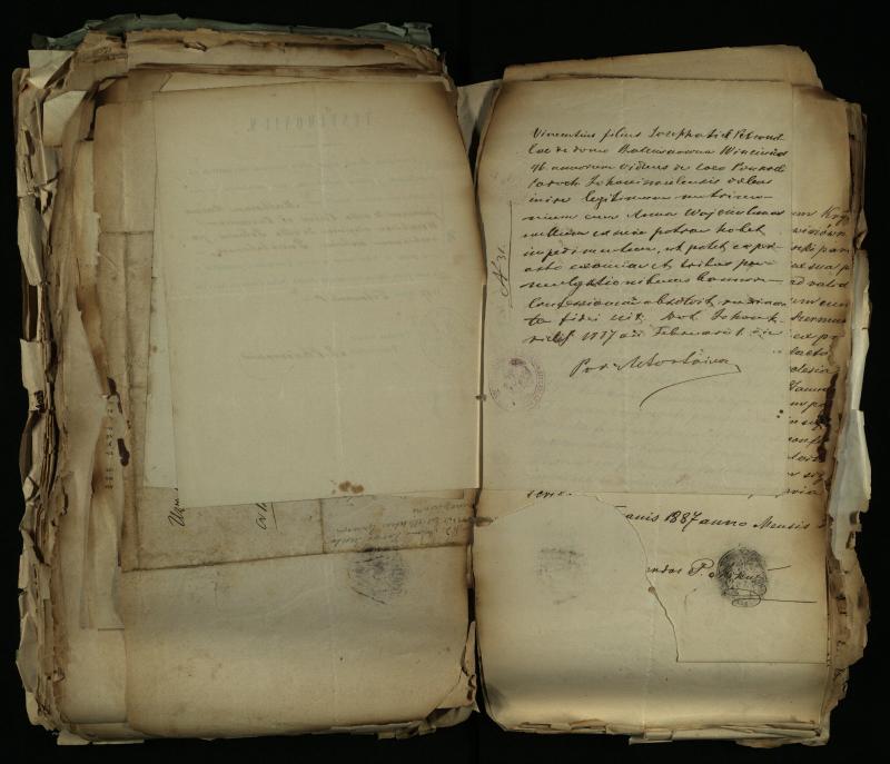 Pušaloto Romos katalikų parapijos bažnyčios 1884–1900 metų gaunamų raštų knyga