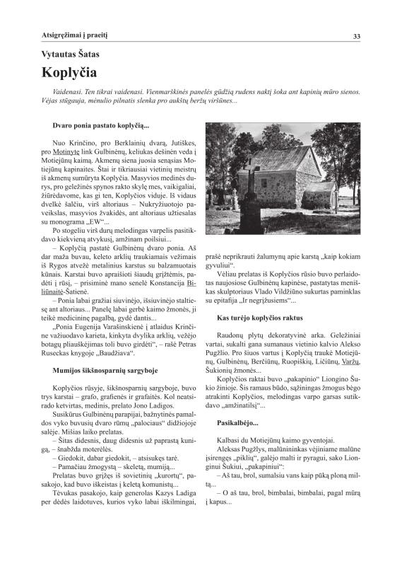 Šiaurietiški atsivėrimai : Pasvalio krašto istorijos ir kultūros žurnalas 2010, nr. 2 (29)