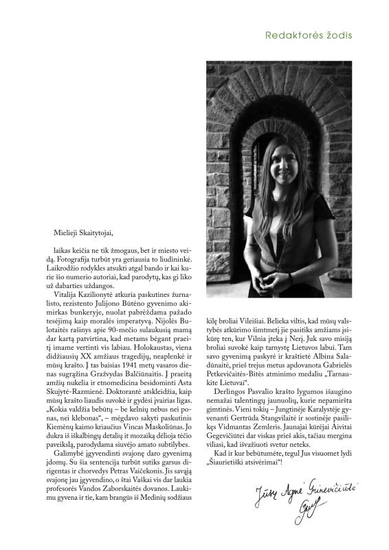 Šiaurietiški atsivėrimai : Pasvalio krašto istorijos ir kultūros žurnalas 2016, nr. 1 (40)
