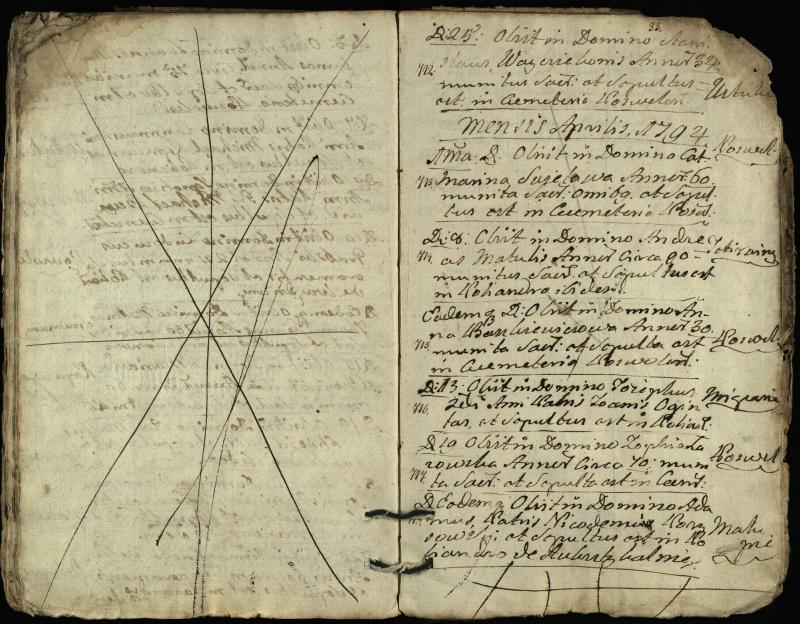 Pasvalio Romos katalikų parapijos bažnyčios 1788–1794 metų mirties metrikų knyga