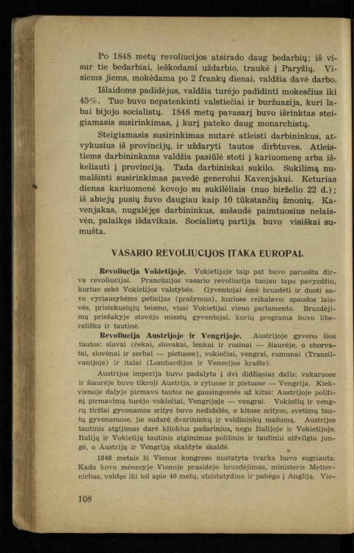 Naujųjų amžių istorija: vadovėlis vidurinėms mokykloms / K. Kliuksinas. – Kaunas: Sakalas, 1936. – 160 p.