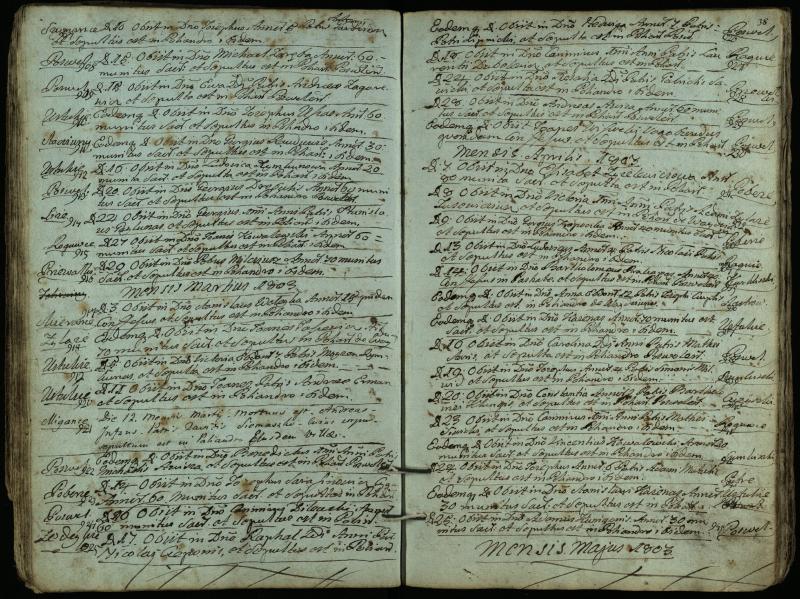 Pasvalio Romos katalikų parapijos bažnyčios 1794–1819 metų mirties metrikų knyga