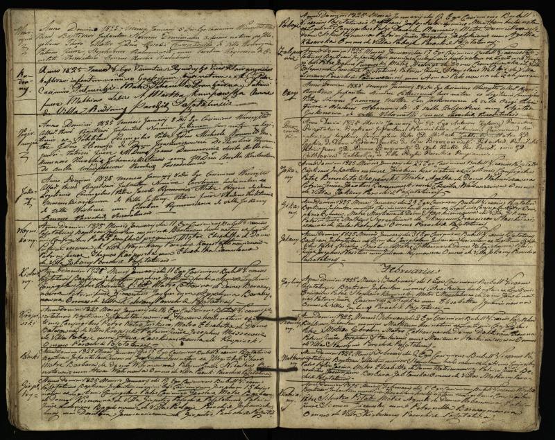 Pušaloto Romos katalikų parapijos bažnyčios 1822–1828 metų krikšto metrikų knyga