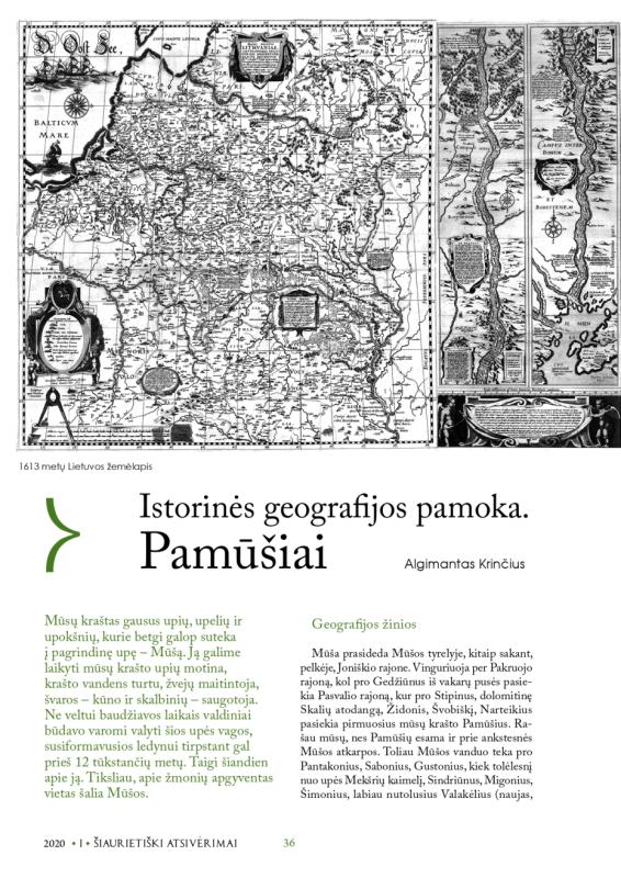 Šiaurietiški atsivėrimai : Pasvalio krašto istorijos ir kultūros žurnalas 2020, nr. 1 (48)