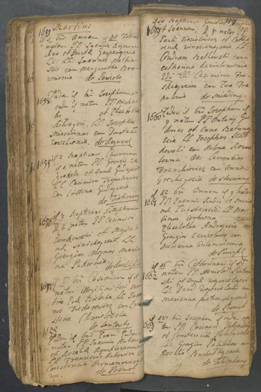 Pasvalio Romos katalikų parapijos bažnyčios 1749–1772 metų krikšto metrikų knyga