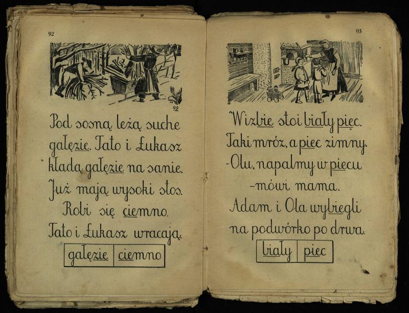 U NAS : Elementarz dla wsi metoda wyrazowa