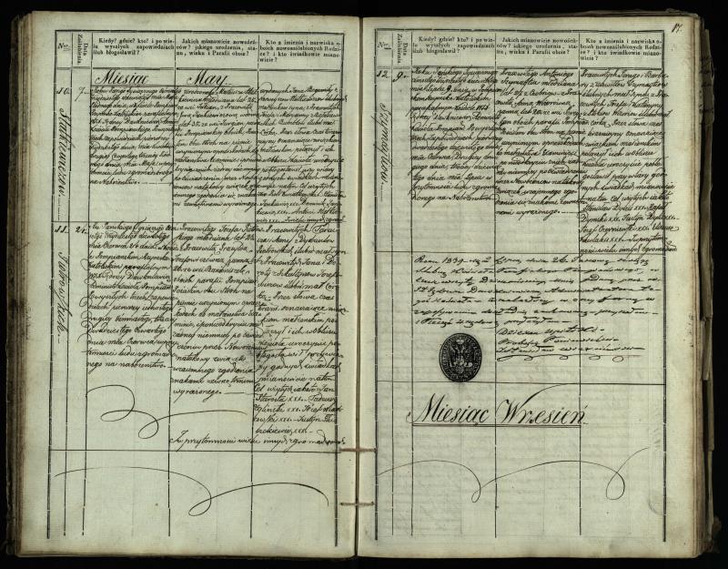 Pumpėnų Romos katalikų parapijos bažnyčios 1837–1848 metų jungtuvių metrikų knyga