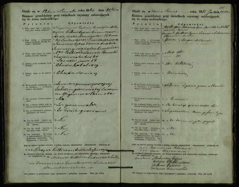 Pasvalio Romos katalikų parapijos bažnyčios 1859–1867 metų priešjungtuvinės apklausos knyga