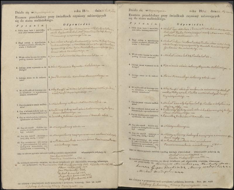 Krinčino Romos katalikų parapijos bažnyčios 1853–1862 metų priešjungtuvinės apklausos knyga