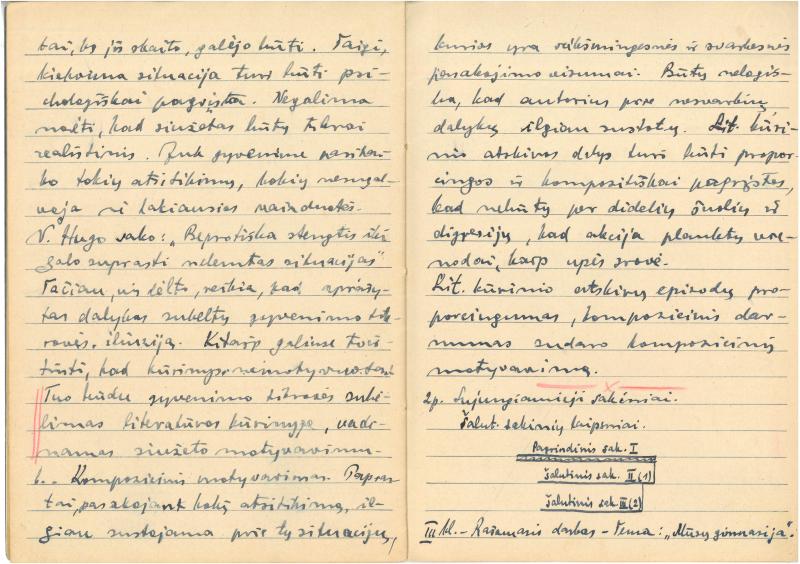 Rašytojo, savaitraščio „Tėviškės Žiburiai“ redaktoriaus Česlovo Senkevičiaus parengta literatūros teorijos pradmenų santrauka