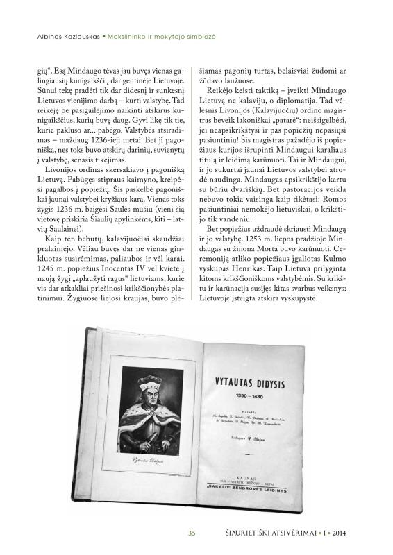Šiaurietiški atsivėrimai : Pasvalio krašto istorijos ir kultūros žurnalas 2014, nr. 1 (36)
