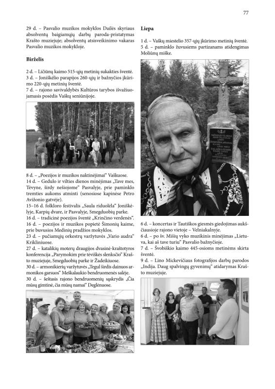 Šiaurietiški atsivėrimai : Pasvalio krašto istorijos ir kultūros žurnalas 2012, nr. 2 (33)