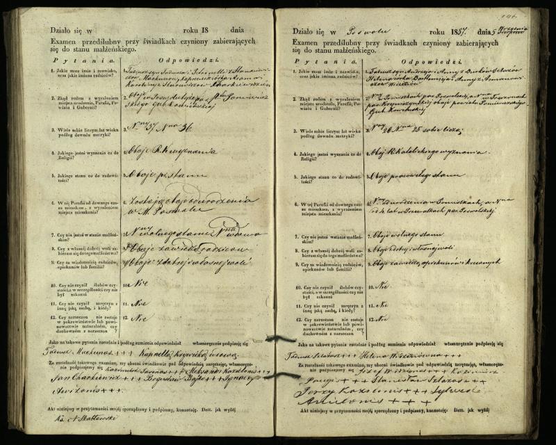 Pasvalio Romos katalikų parapijos bažnyčios 1849–1859 metų priešjungtuvinės apklausos knyga