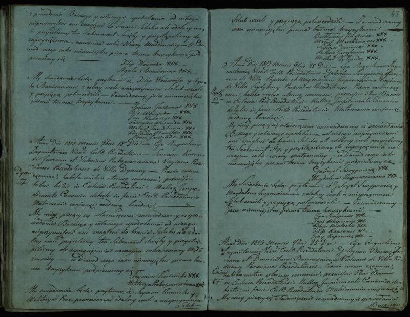 Pušaloto Romos katalikų parapijos bažnyčios 1810–1819 metų jungtuvių metrikų knyga