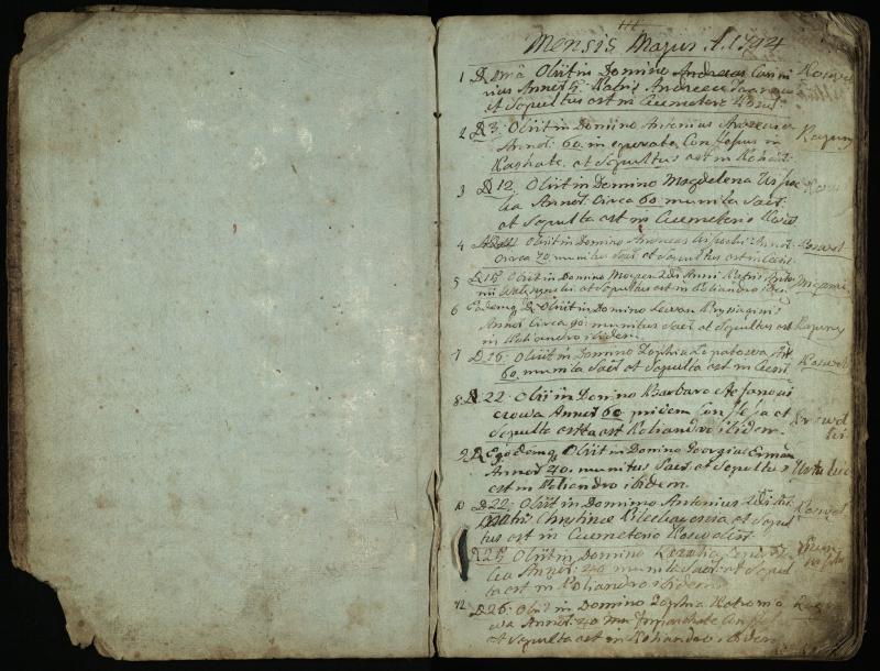Pasvalio Romos katalikų parapijos bažnyčios 1794–1819 metų mirties metrikų knyga