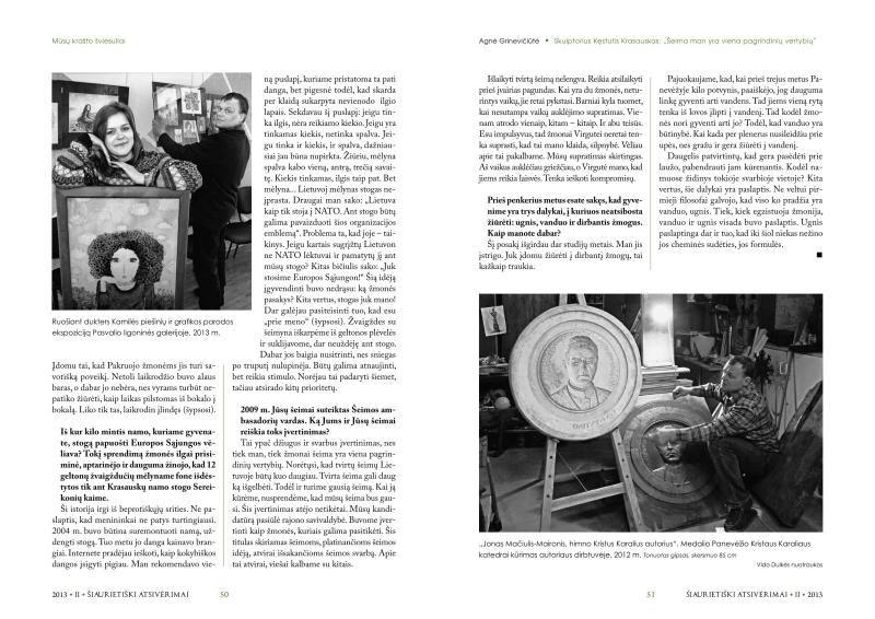 Šiaurietiški atsivėrimai : Pasvalio krašto istorijos ir kultūros žurnalas 2013, nr. 2 (35)