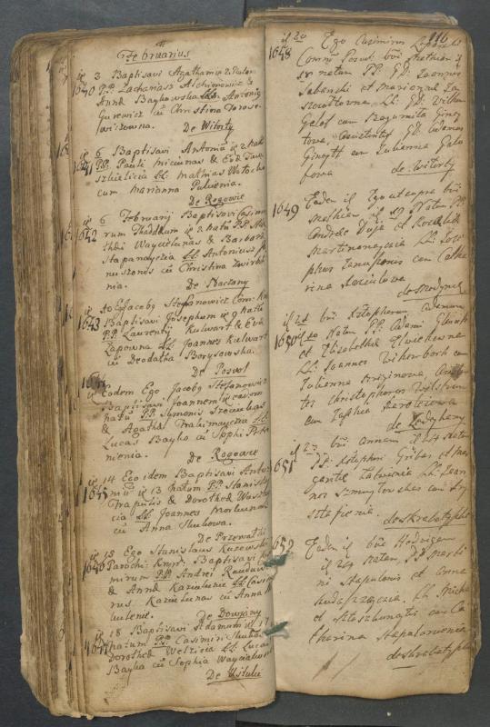 Pasvalio Romos katalikų parapijos bažnyčios 1749–1772 metų krikšto metrikų knyga