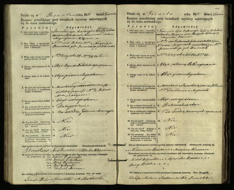 Pasvalio Romos katalikų parapijos bažnyčios 1849–1859 metų priešjungtuvinės apklausos knyga