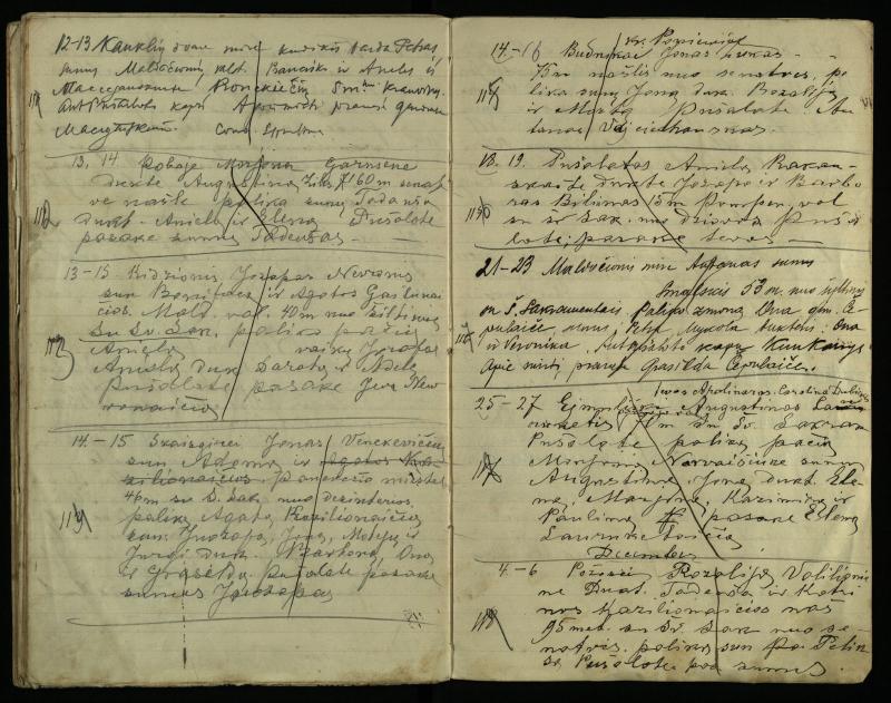 Pušaloto Romos katalikų parapijos bažnyčios 1912–1918 metų mirties metrikų knyga