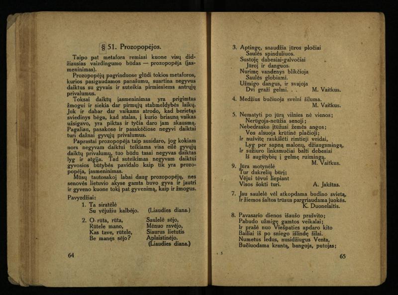 Literatūros teorija : vadovėlis aukštesniosioms mokykloms / K. Bizauskas. – 3 -ias leid. – Kaunas, 1922. – 199 p.