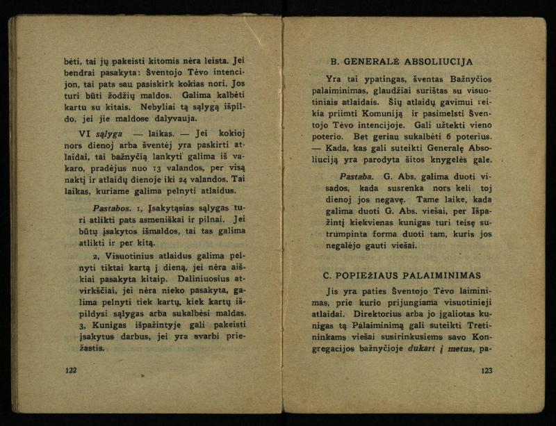 Naujas vadovėlis šv. Pranciškaus tretininkams / sustatė T. Pranciškus Bizauskas O. F. M. – 3-ias papild. ir pager. leid. – Kaunas: [s.n.], 1934. – 200 p.
