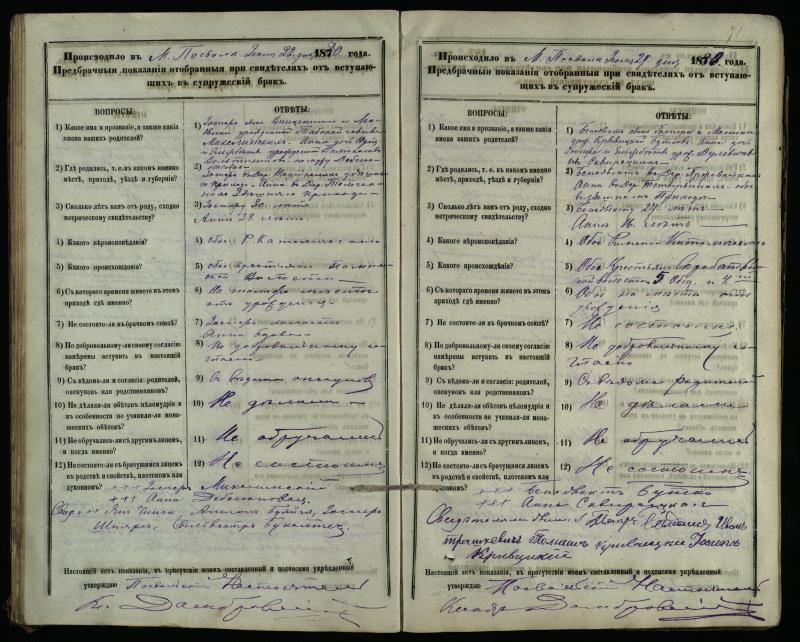 Pasvalio Romos katalikų parapijos bažnyčios 1876–1885 metų priešjungtuvinės apklausos knyga