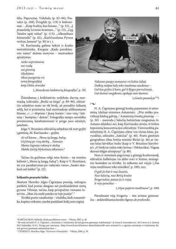 Šiaurietiški atsivėrimai : Pasvalio krašto istorijos ir kultūros žurnalas 2013, nr. 1 (34)