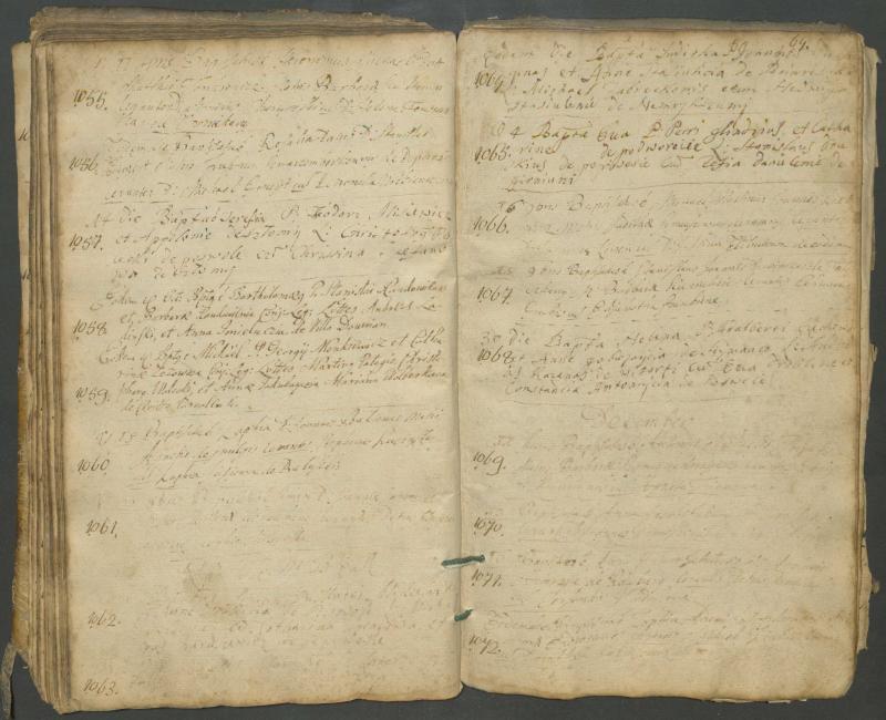 Pasvalio Romos katalikų parapijos bažnyčios 1703–1718 metų krikšto metrikų knyga