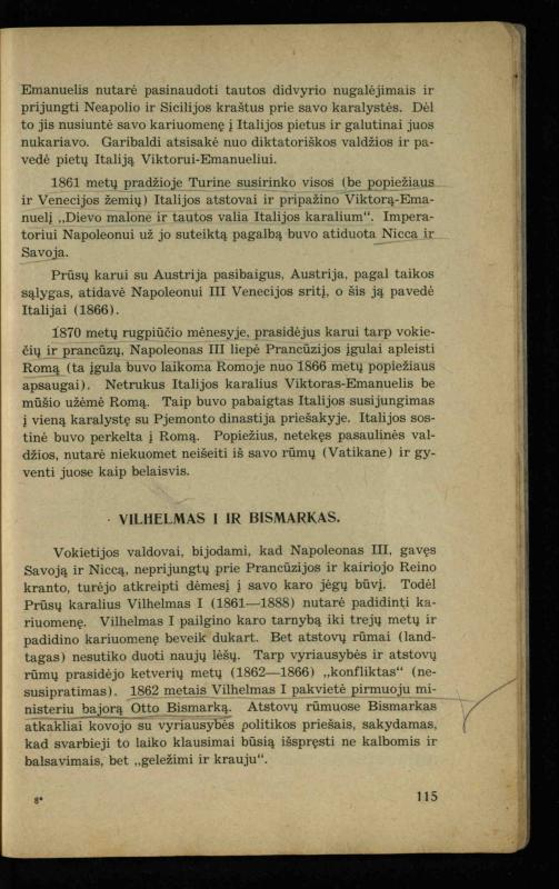 Naujųjų amžių istorija: vadovėlis vidurinėms mokykloms / K. Kliuksinas. – Kaunas: Sakalas, 1936. – 160 p.