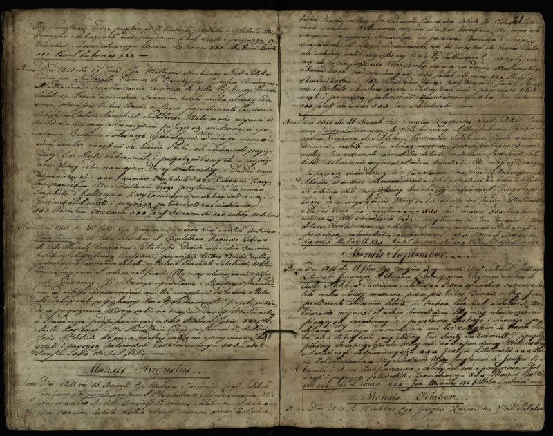 Saločių Romos katalikų parapijos bažnyčios 1819–1827 metų priešjungtuvinės apklausos knyga