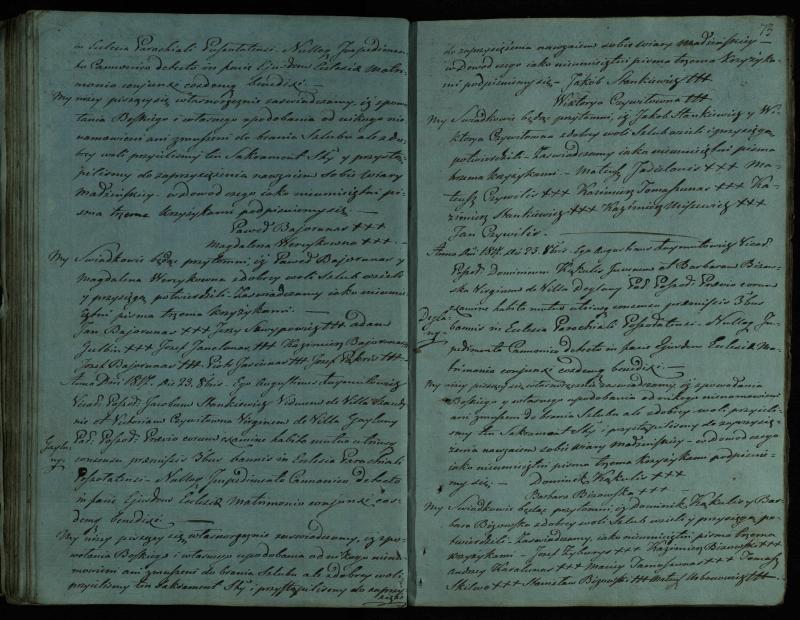 Pušaloto Romos katalikų parapijos bažnyčios 1810–1819 metų jungtuvių metrikų knyga