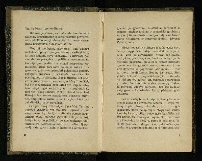 Nacionalizmas: nacionalizmas Vakaruose; Nacionalizmas Japonijoj; Nacionalizmas Indijoj / Rabindranath Tagore. – Kaunas: [s.n.], 1937. – 122, [2] p.