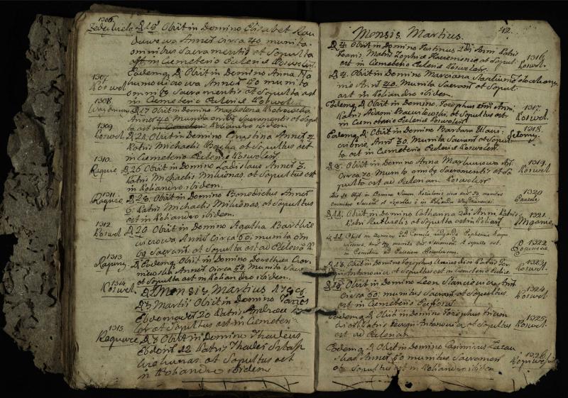 Pasvalio Romos katalikų parapijos bažnyčios 1776–1788 metų mirties metrikų knyga