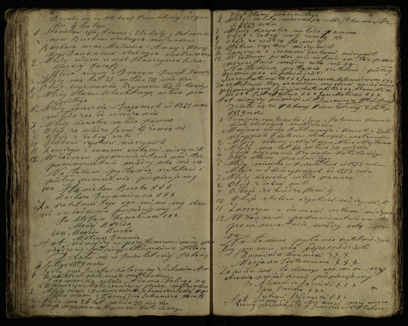 Pušaloto Romos katalikų parapijos bažnyčios 1855–1863 metų priešjungtuvinės apklausos knyga