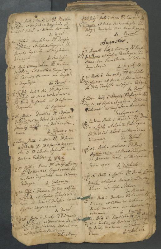 Pasvalio Romos katalikų parapijos bažnyčios 1749–1772 metų krikšto metrikų knyga