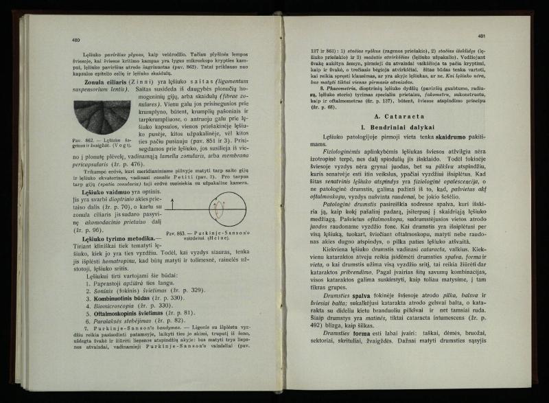 Akių ligų vadovas / Petras Avižonis. – Kaunas: Medicinos fakultetao leidinys, 1940. – VIII, 841, [2] p., 18 iliustr. lap.