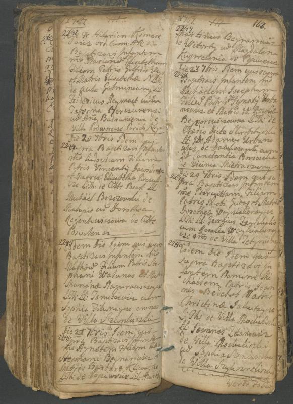 Pasvalio Romos katalikų parapijos bažnyčios 1749–1772 metų krikšto metrikų knyga