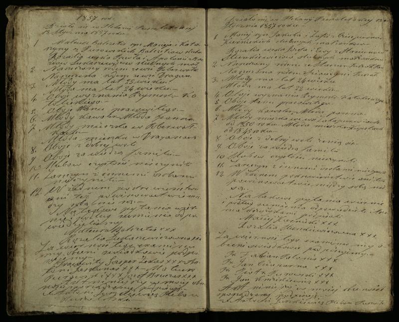 Pušaloto Romos katalikų parapijos bažnyčios 1855–1863 metų priešjungtuvinės apklausos knyga