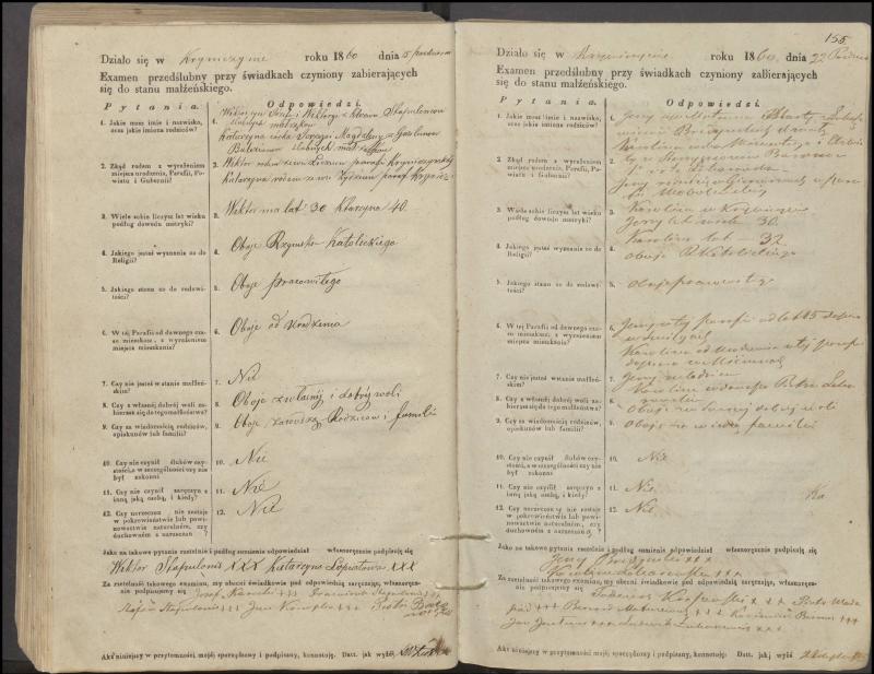 Krinčino Romos katalikų parapijos bažnyčios 1853–1862 metų priešjungtuvinės apklausos knyga