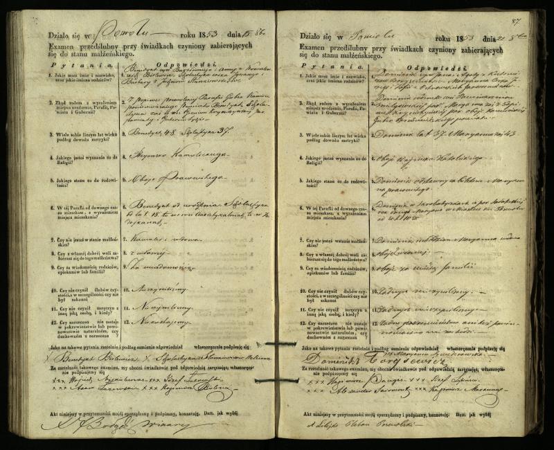 Pasvalio Romos katalikų parapijos bažnyčios 1849–1859 metų priešjungtuvinės apklausos knyga