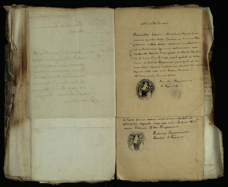 Pušaloto Romos katalikų parapijos bažnyčios 1843–1879 metų gaunamų raštų knyga