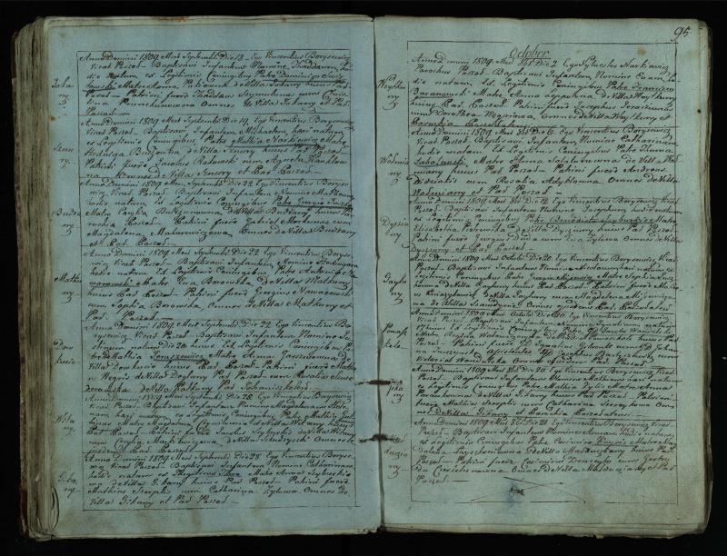 Pušaloto Romos katalikų parapijos bažnyčios 1802–1814 metų krikšto metrikų knyga