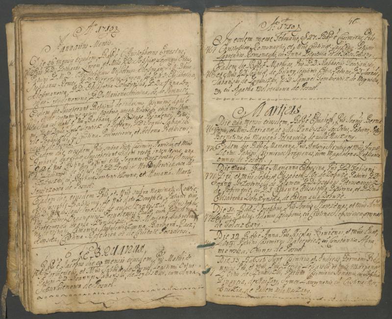 Pasvalio Romos katalikų parapijos bažnyčios 1703–1718 metų krikšto metrikų knyga