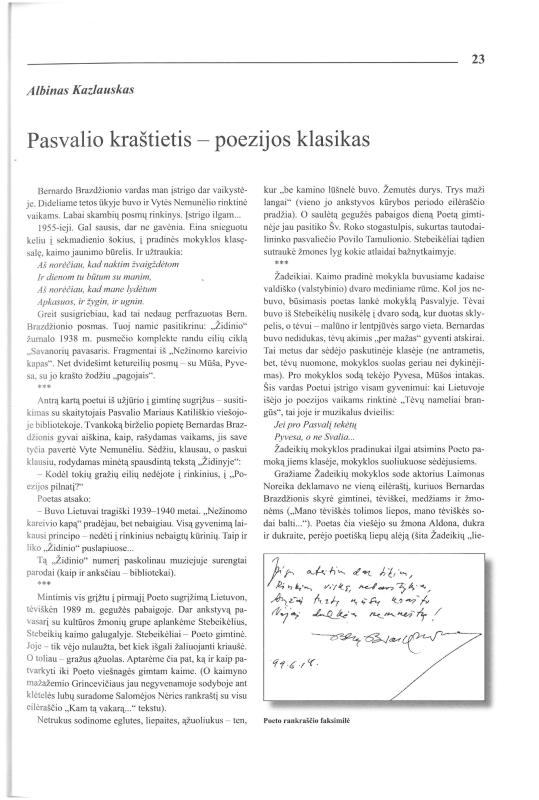 Šiaurietiški atsivėrimai : Pasvalio krašto istorijos ir kultūros žurnalas 2007, nr. 1 (22)