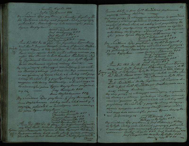 Pušaloto Romos katalikų parapijos bažnyčios 1810–1819 metų jungtuvių metrikų knyga